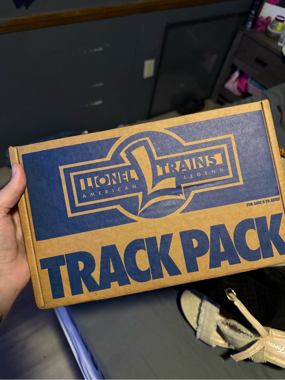 Lionel Trains Track Pack in Brown & Blue